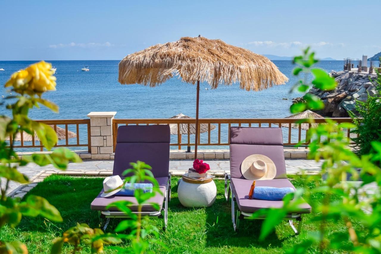 Laia Seafront Luxury Apartments Agia Pelagia Eksteriør bilde