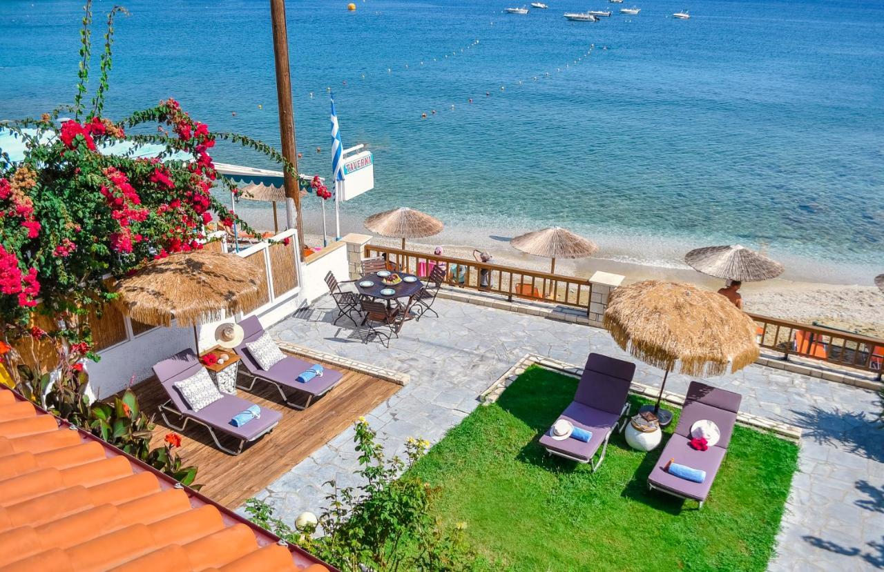 Laia Seafront Luxury Apartments Agia Pelagia Eksteriør bilde