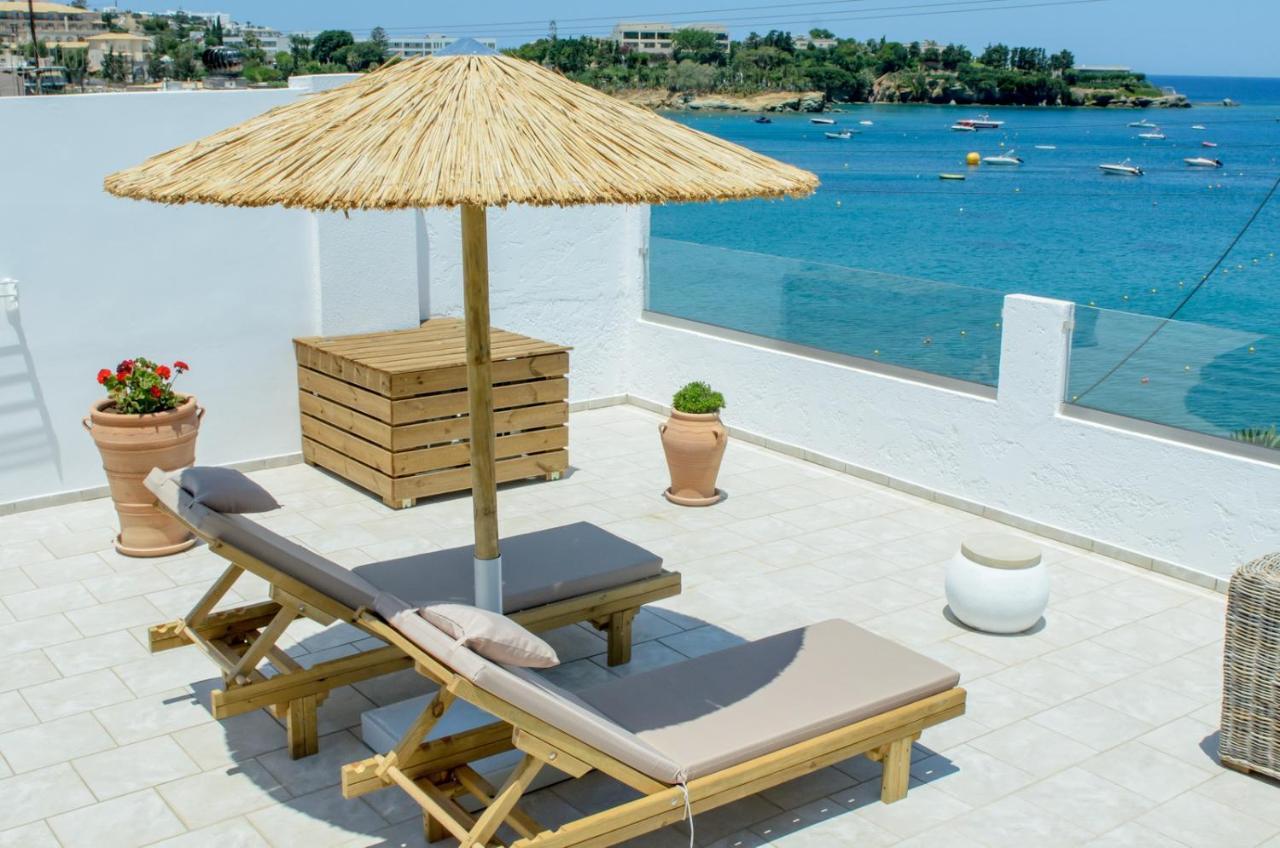 Laia Seafront Luxury Apartments Agia Pelagia Eksteriør bilde