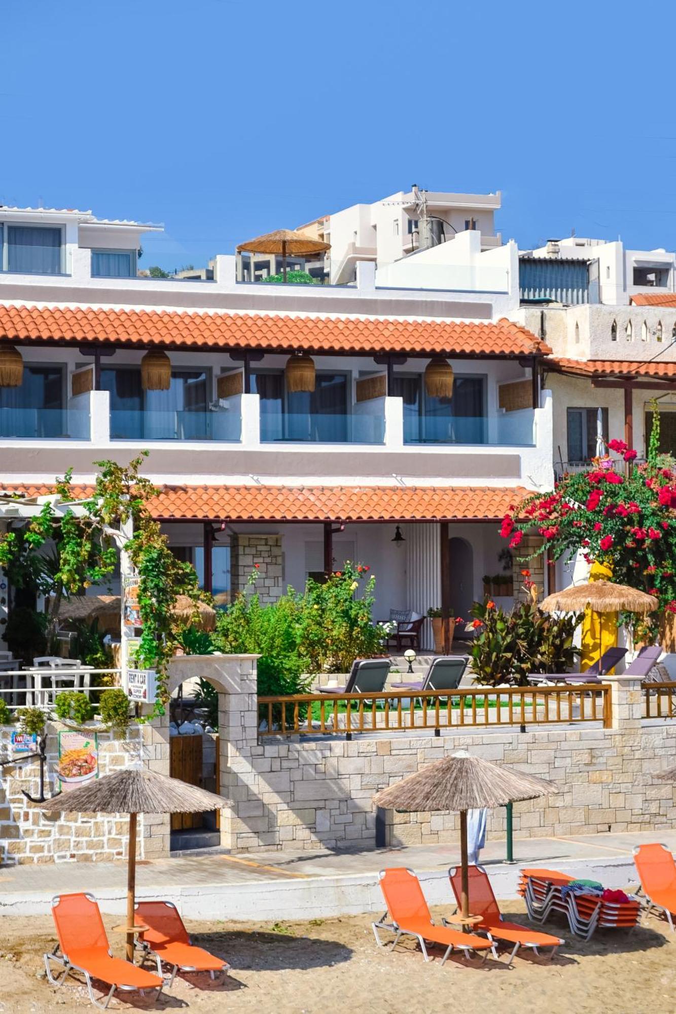 Laia Seafront Luxury Apartments Agia Pelagia Eksteriør bilde
