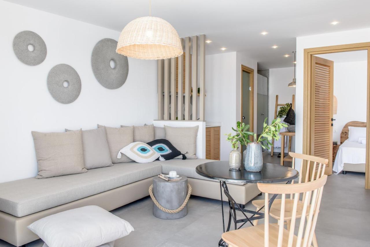 Laia Seafront Luxury Apartments Agia Pelagia Eksteriør bilde
