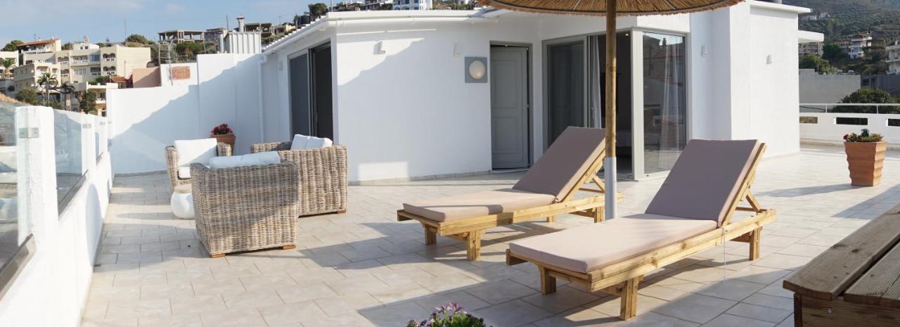 Laia Seafront Luxury Apartments Agia Pelagia Eksteriør bilde